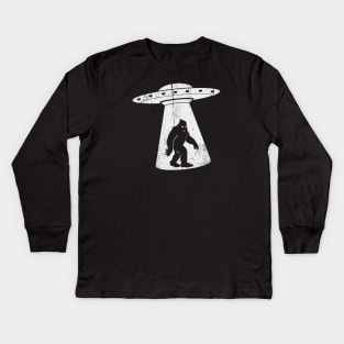 Big Foot and The UFO Kids Long Sleeve T-Shirt